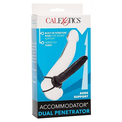 Strap-On Accommodator Dual Negru 2