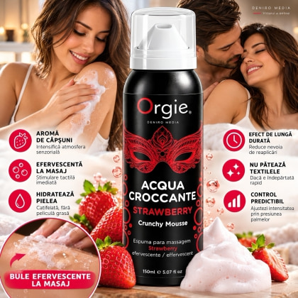 Acqua Croccante Orgie Spumă Efervescentă Pentru Masaj 150ml 3