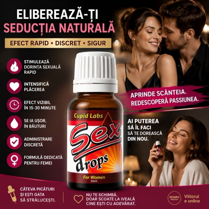 Picături Afrodisiace Cupid Labs Sex Drops pentru Femei 20ml 3