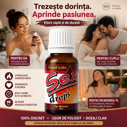 Picături Afrodisiace Cupid Labs Sex Drops pentru Femei 20ml 4