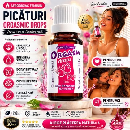 Afrodisiac Cupid Labs Orgasmic Drops pentru Femei 20ml 8