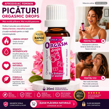 Afrodisiac Cupid Labs Orgasmic Drops pentru Femei 20ml 4