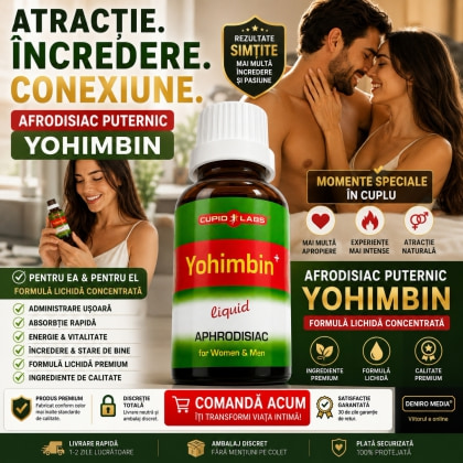 Afrodisiac Unisex Puternic Yohimbin Drops Plus 20ml 3