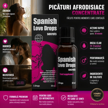 Afrodisiac Spanish Love Drops Secrets 30ml 2
