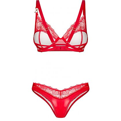 Set Obsessive Aliosa 2 Piese Roșu L-XL 4
