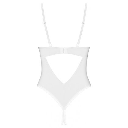 Body Obsessive Alissium Decupat Alb XS-S 4