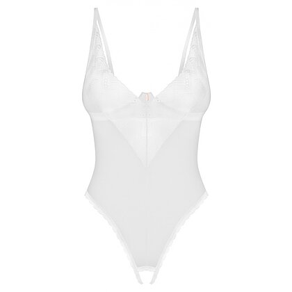 Body Obsessive Alissium Decupat Alb XS-S