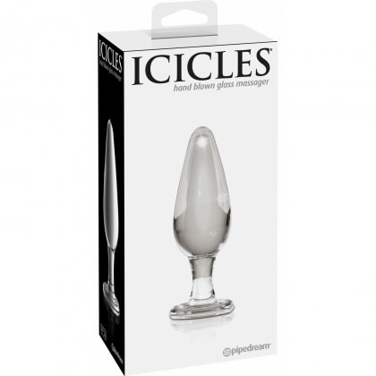 Anal Plug de Sticlă Icicles 26 Transparent 3