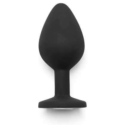 Anal Plug Diamond Jewel Medium Negru 2