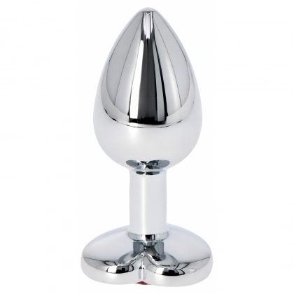 Dop Anal Heart Jewel Plug Small cu Bijuterie Inimă 2