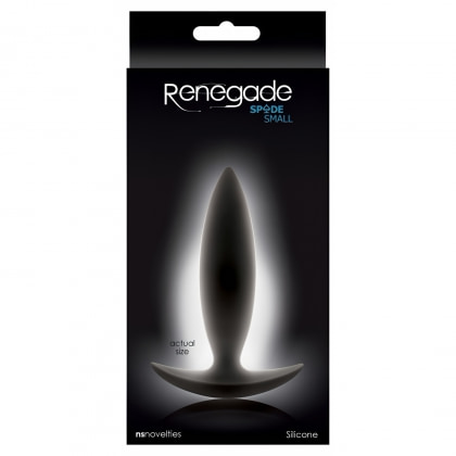 Anal Plug Renegade Spades Small Negru 2