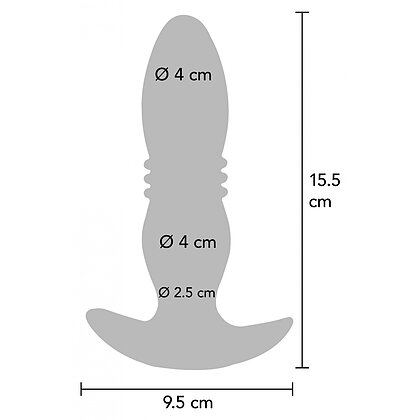 Anal Plug The Tough Thrusting Albastru 8