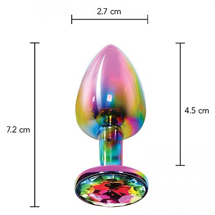 Anal Plug Twilight Jewel Small Multicolor 2