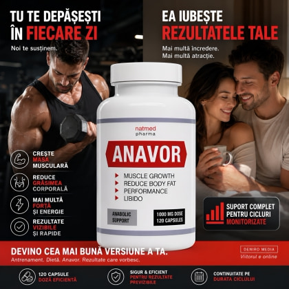 Anavor Creștere Masă Musculară 120 Capsules 3