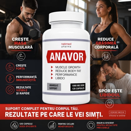 Anavor Creștere Masă Musculară 120 Capsules 4