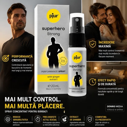 Anti Ejaculare Precoce Spray Pjur Superhero Strong 20ml 4