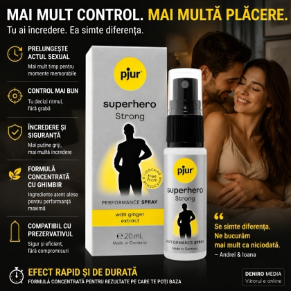 Anti Ejaculare Precoce Spray Pjur Superhero Strong 20ml 3