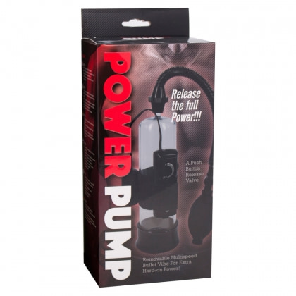 Pompă Penis Power Pump cu Vibrații pentru Mărire Negru 9
