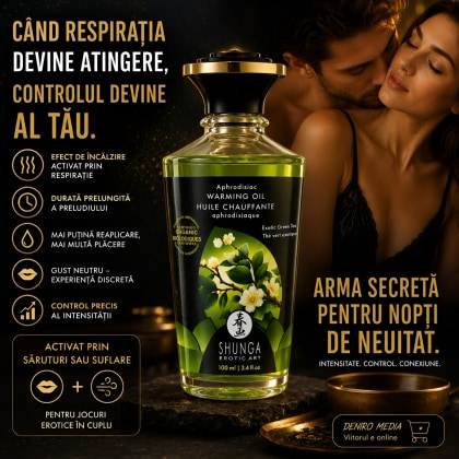 Aphrodisiac Warming Oil Green Tea 100ml 2