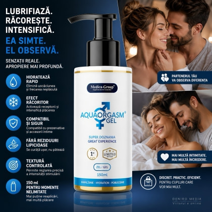 Aqua Orgasm Gel 150 ml – Alunecare Intensă și Confort 5