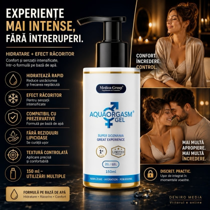 Aqua Orgasm Gel 150 ml – Alunecare Intensă și Confort 6