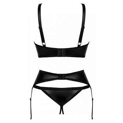 Set Obsessive Armares 3 Piese Negru XL-2XL 4