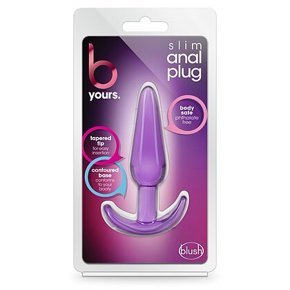 Dop Anal B Yours Slim Conic pentru Începători Mov 5