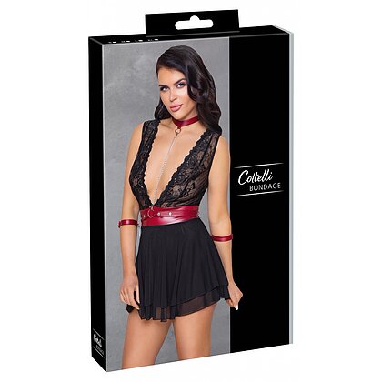 Babydoll Cottelli Collection Anya Negru L 7
