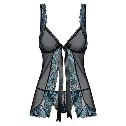 Babydoll Obsessive Chemise Negru S-M