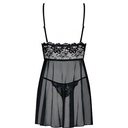 Babydoll Obsessive Idilia Negru 2XL 4