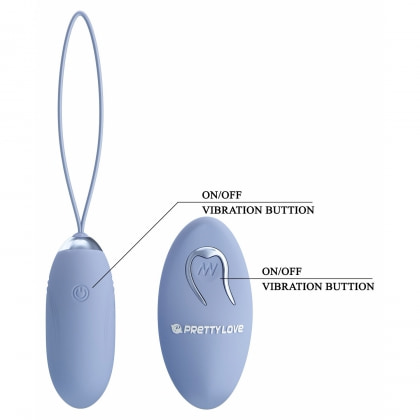 Jenny Vibrator Compact 12 Moduri Reîncărcabil USB Albastru 3