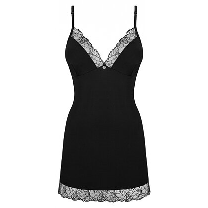 Chemise Obsessive Bella Rou Negru XL-2XL