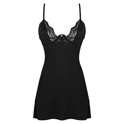 Chemise Obsessive Bellastia Negru XL-2XL