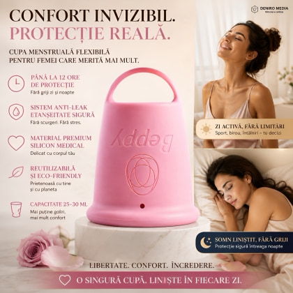 Beppy Asha – cupă Menstruală Flexibilă, sigură 6