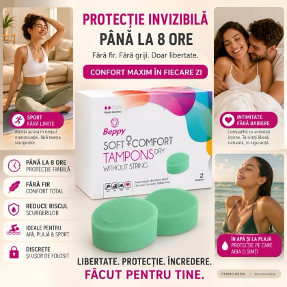 Beppy Soft Comfort Dry, 2 buc, Protecție Invizibilă 8h 3