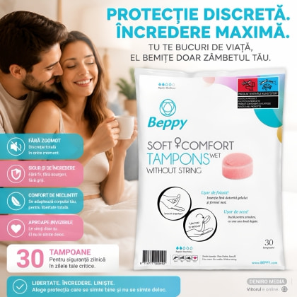 Beppy Soft Comfort Wet: Tampoane Interne 30 buc Discrete 4