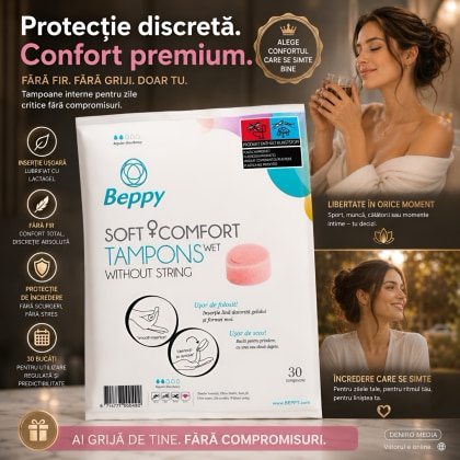 Beppy Soft Comfort Wet: Tampoane Interne 30 buc Discrete 3