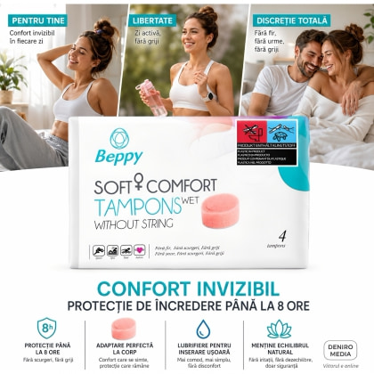 Beppy Soft Și Comfort Wet — Tampoane Interne 4 buc, Până La 8h 6