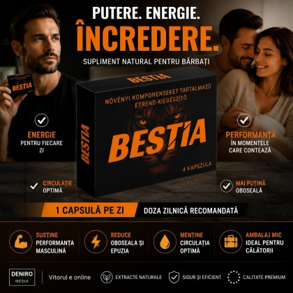 Bestia – 4 Capsule Naturale Pentru Potență, Vitalitate 4