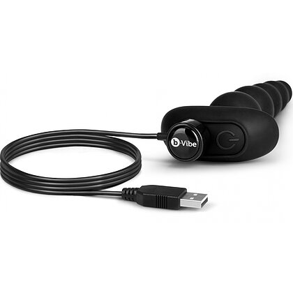 Bile Anale Telecomandate b-Vibe Cinco Negru 8