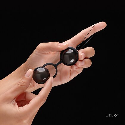 Bile Vaginale Lelo Luna Beads Noir Negru 4