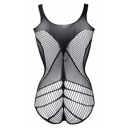 Body Le Desir Contrast Net Negru S-L 4