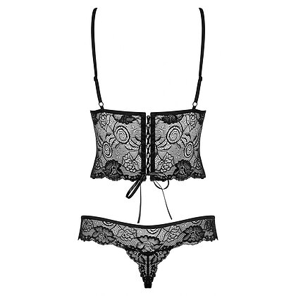 Body Obsessive Alluria Negru L-XL 4