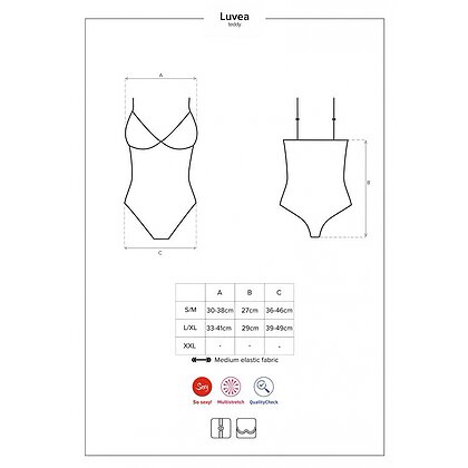 Body Obsessive Luvae Negru L-XL 5