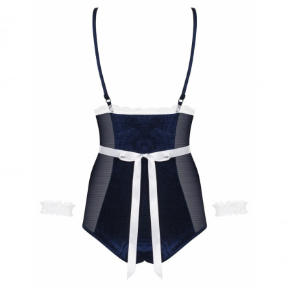 Body Obsessive Maid Albastru L-XL 4