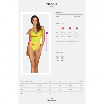 Body Obsessive Neonia Galben S-M 5