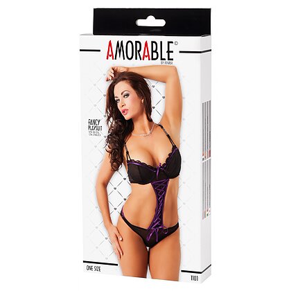 Body Playsuit Amorable Negru S-L 3