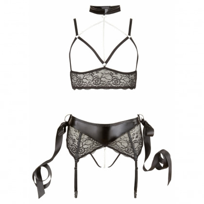 Set Cottelli Collection Riley Negru M 3