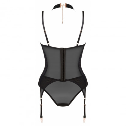 Corset Obsessive Brasica Negru XS-S 4