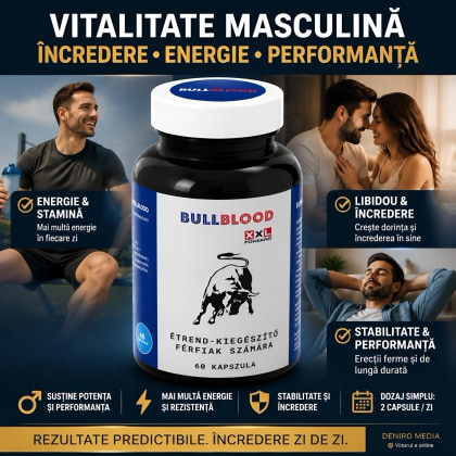 BullBlood, 60 Capsule Pentru Vitalitate Masculină 4